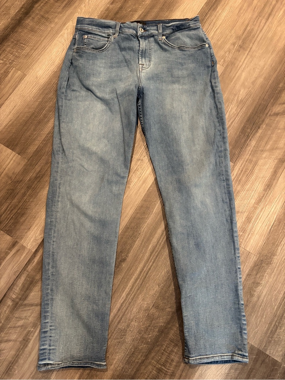 7 For All Mankind Light Blue Slim Men's Jeans